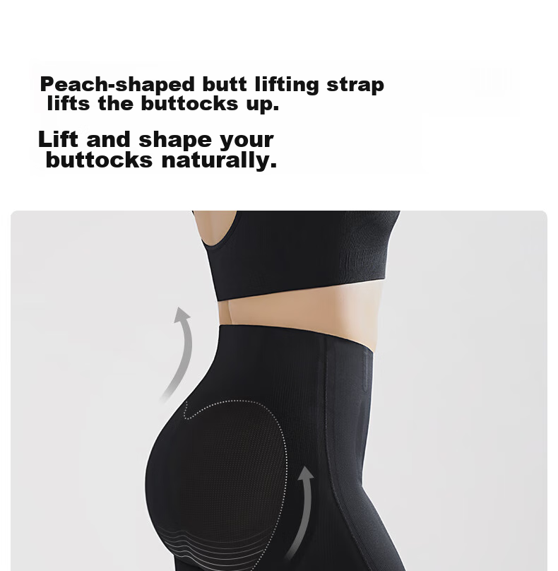 Guniangjia Tummy Control And Butt-Lifting Pants, No Need for Underwear, Seamless High-Waist Shaping, Comfortable Waist-Cinching Slimming Pants, Tummy Control, Plus Size 8