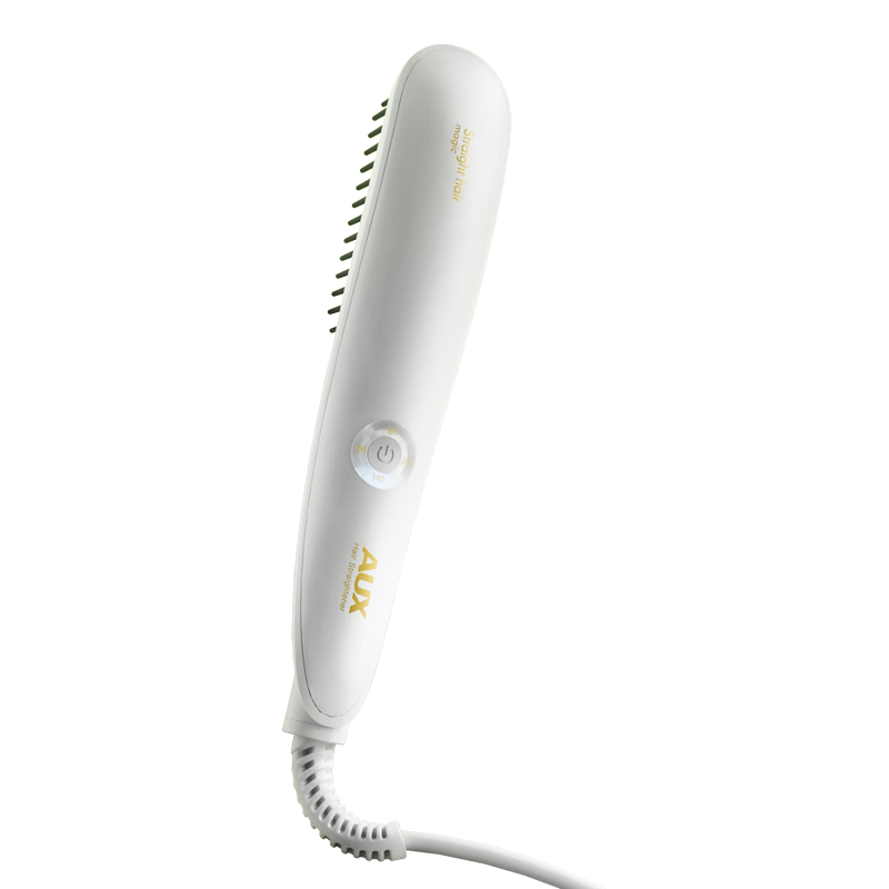 AUX Straight And Curling Hair Brush, Portable Hair Styling Tool for Volume And Fluffiness, Gentle on Hair, Dual-Use for Straightening And Curling, Hair Styling Gadget, Girlfriend Gift [Essential for Travel]