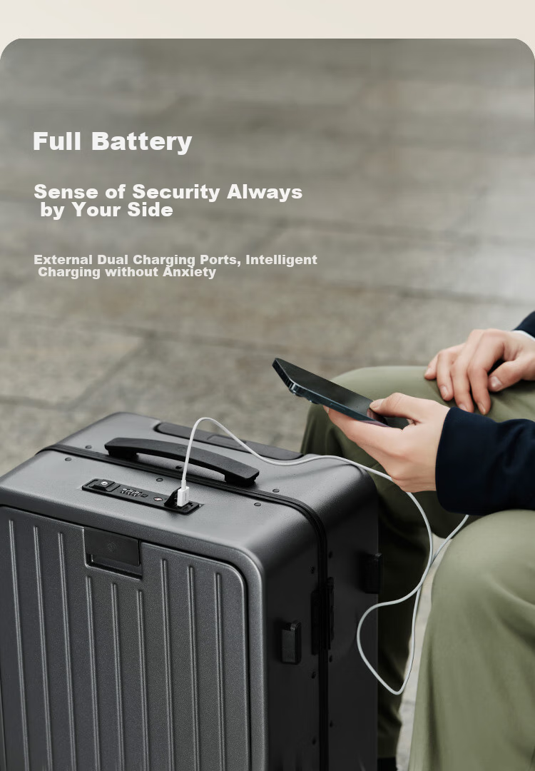 JD Original One-Click Luggage Lite, Suitcase Carry-On Travel Case, Graphite Gray, 20-Inch Mingri Delivery 9