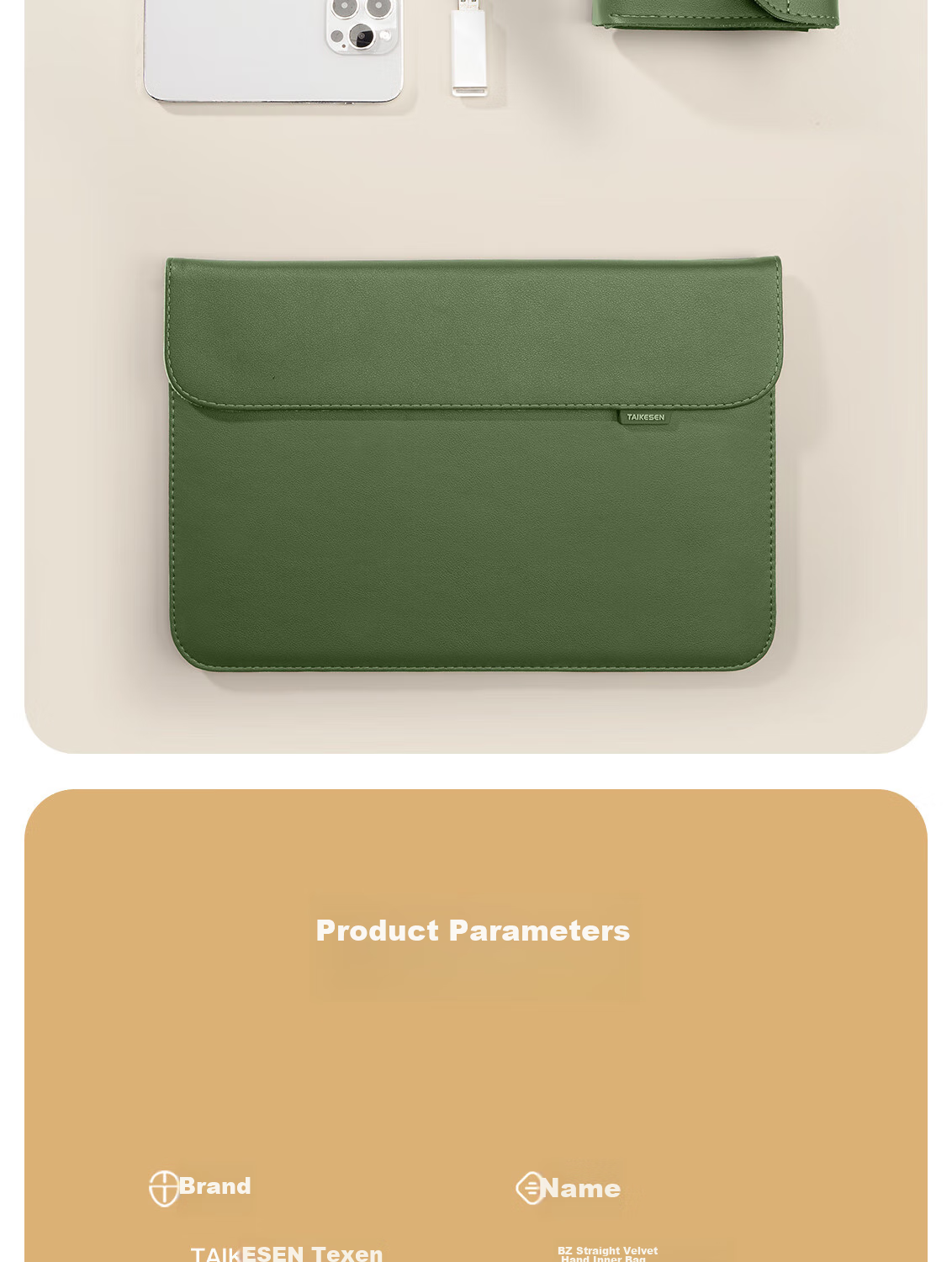 Taikesen Laptop Sleeve Compatible with Apple MacBook 15-Inch, Lenovo, Huawei Laptops, Protective Cover for Men And Wome 19