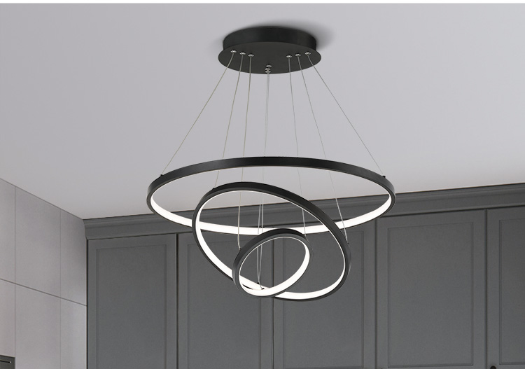 NVC Pendant Light, Modern Minimalist Chandelier, Bar Light, Nordic Style Decorative Lamp, Fashionable Dining Pendant Light, 70 Watts 6