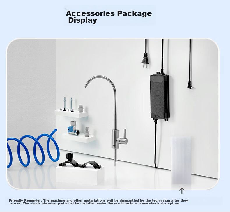 3M Water Purifier, Household Drinking Water Machine, Direct RO Reverse Osmosis Under-Sink Filter, 700G Large Flow Rate 1.84L/min, Home Pure Water Machine, Pengpai 2.0 Series HFRO-S725 20