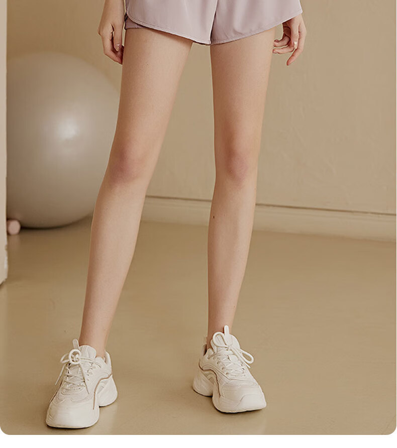 XUEXIMAN Yoga Shorts for Women, Anti-Chafing Breathable Quick-Dry Shorts, Running Training High-Waist Fitness Pilates Shorts, Summer Three-Quarter Length 18