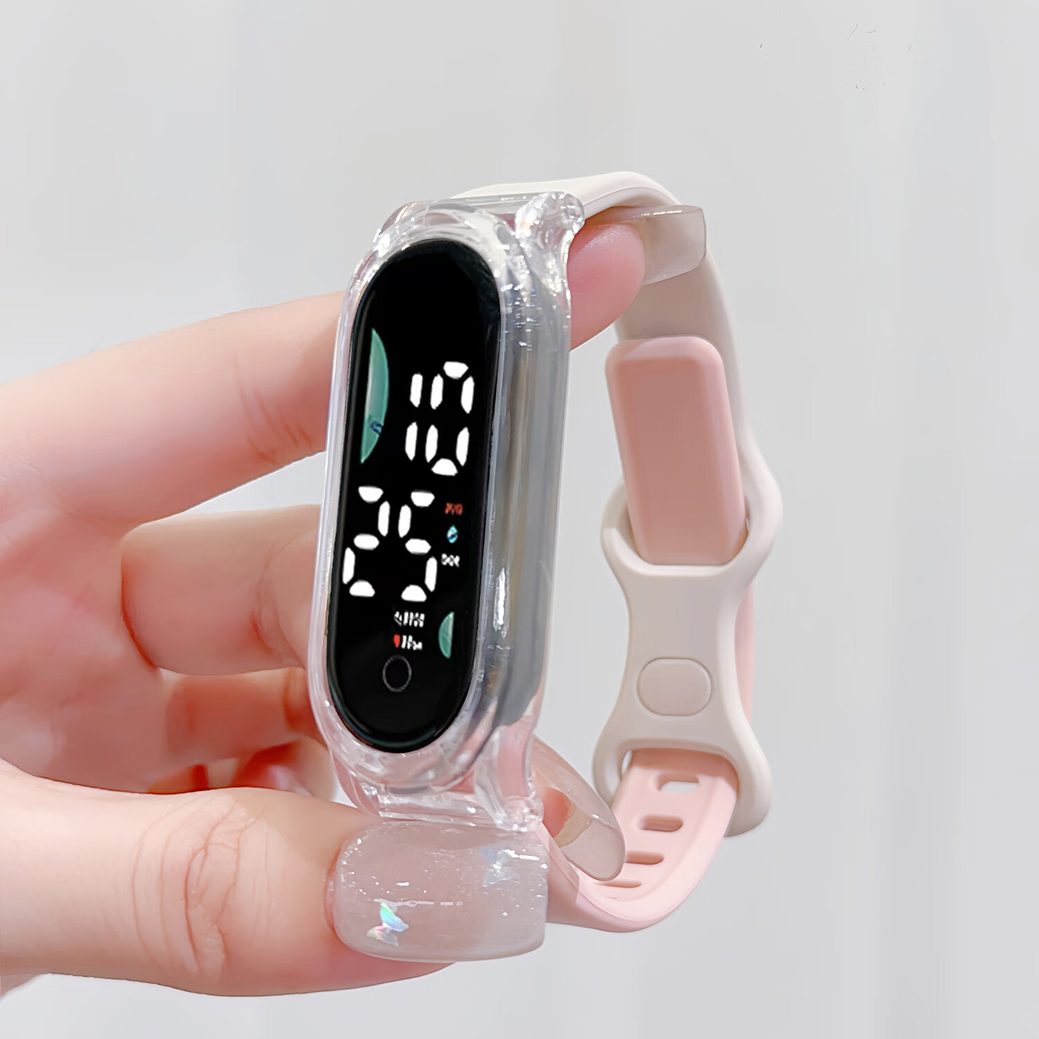MAX-G Stylish Sports Bracelet Watch for Women Only Shows Time Student Teenage Middle And High School Electronic Watch for Girls
