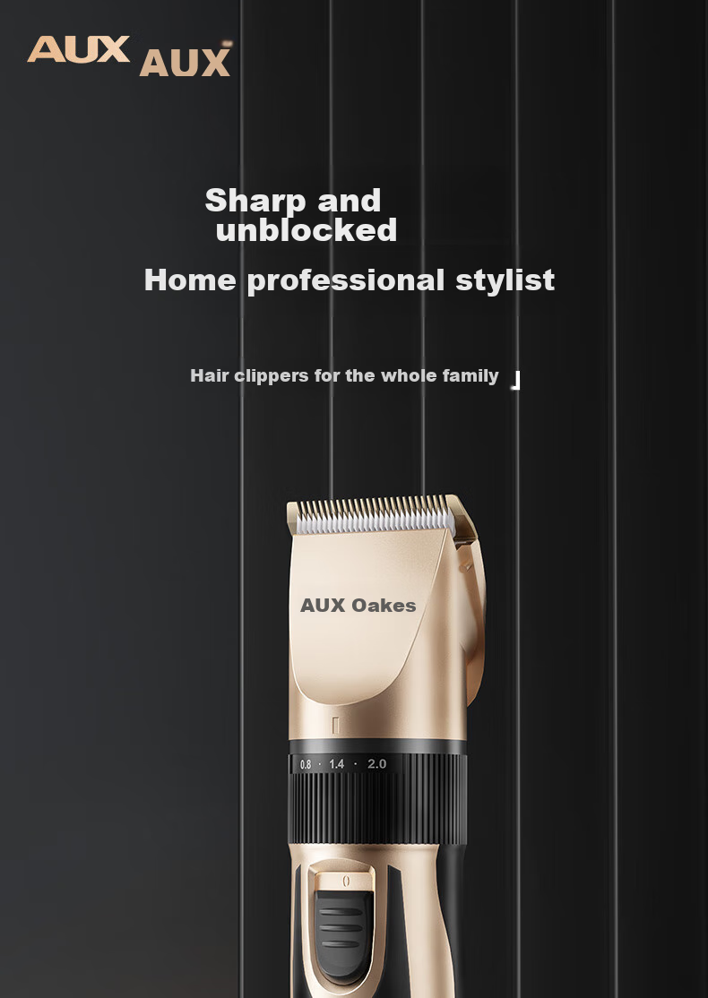 AUX Electric Hair Clipper for Adults, Electric Trimmer, Electric Hair Cutting Machine, Shaver for Children And Babies, Haircutting Tool Set, X1 Premium Configuratio 3