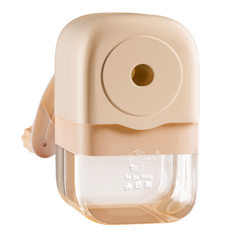 Kabaxiong Hand-Cranked Jelly Color Pencil Sharpener Automatic Feeding Children's Sharpener Capybara