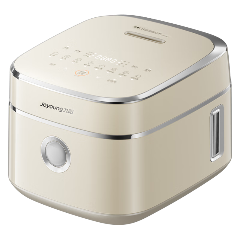 Joyoung Newly Upgraded 3rd Generation High-Purity Titanium Non-Stick 0 Coating 3-Liter Household Rice Cooker for 2-3 People, Far-Infrared Heating, 316L Stainless Steel Inner Pot, IH Heating, Wan Shenguo Zhi, Subsidy 30N1U