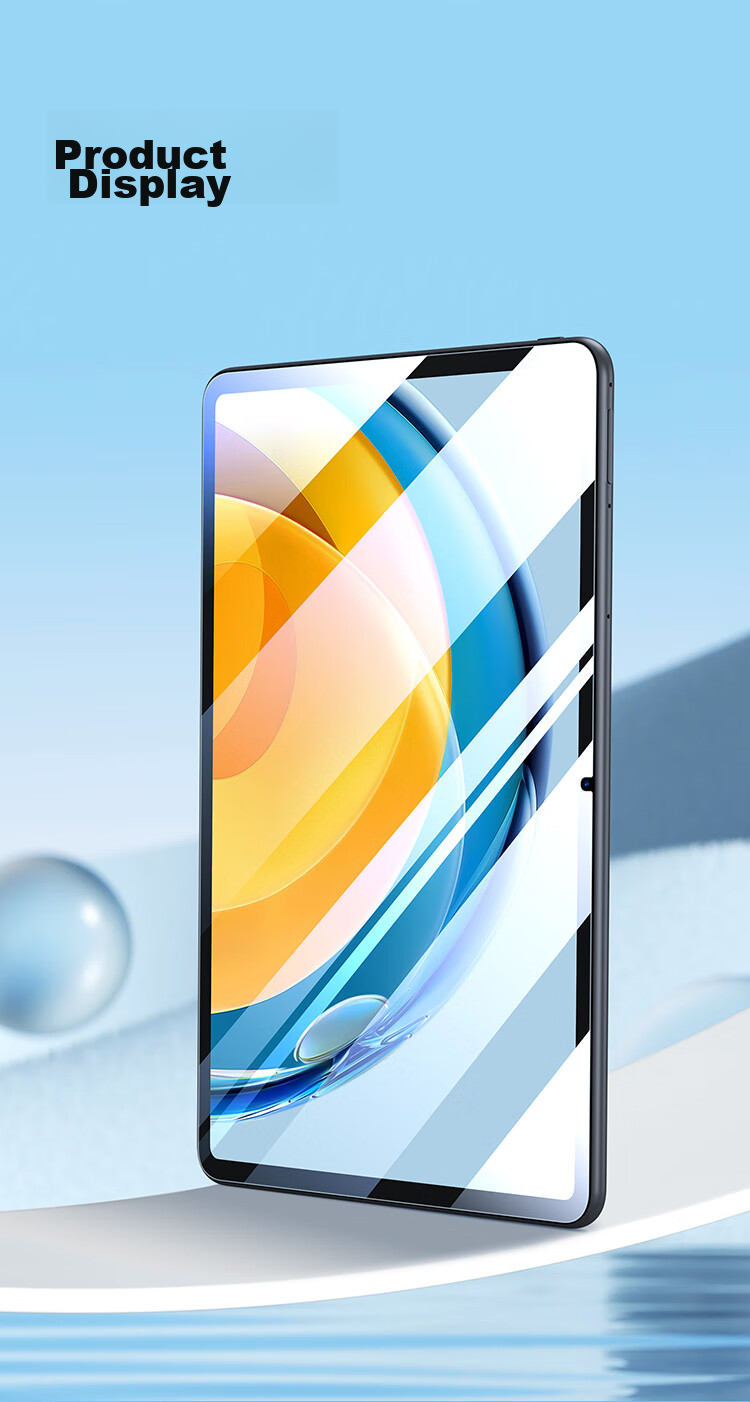 BIAZE Compatible with 26/25 Huawei MatePad Air 12-Inch (Third Generation), HD Tempered Glass Screen Protector, Universal HarmonyOS New Version Tablet Protective Film, Soft Light Version, Anti-Fingerprint 11