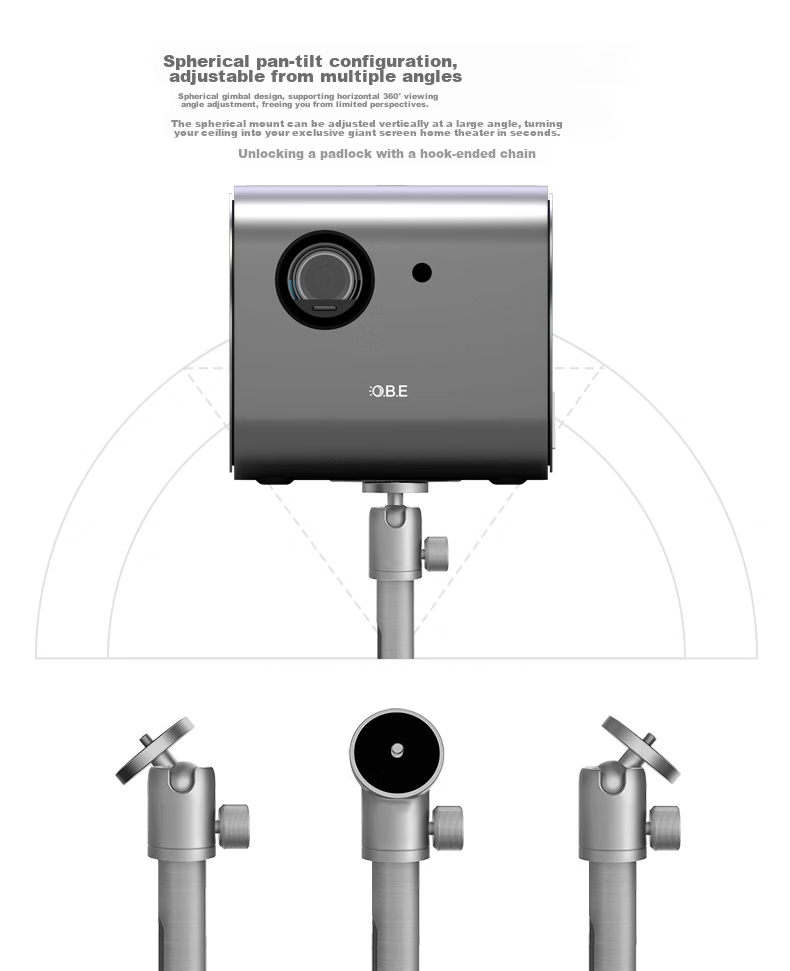 Dayancheng Projector X11/X20 Dedicated Tray Base (Can Be Adapted to 6mm (1/4 Inch) Aperture for Projector Base) 5