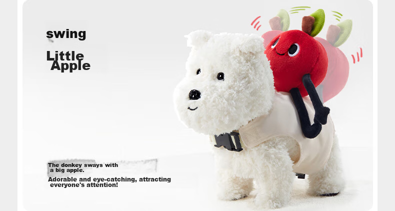 Babycare Electric Plush Puppy Pet Accessories, Stuffed Animal, Western High Birthday Gift - Charmable Beret Set 8