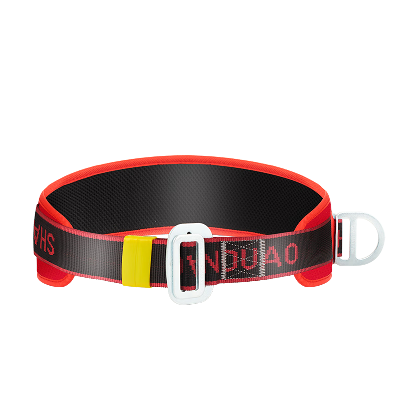 SHANDUAO Single Waist Safety Belt High-Altitude Work National Standard Insurance Belt AD9055 Red Single Small Hook 3m