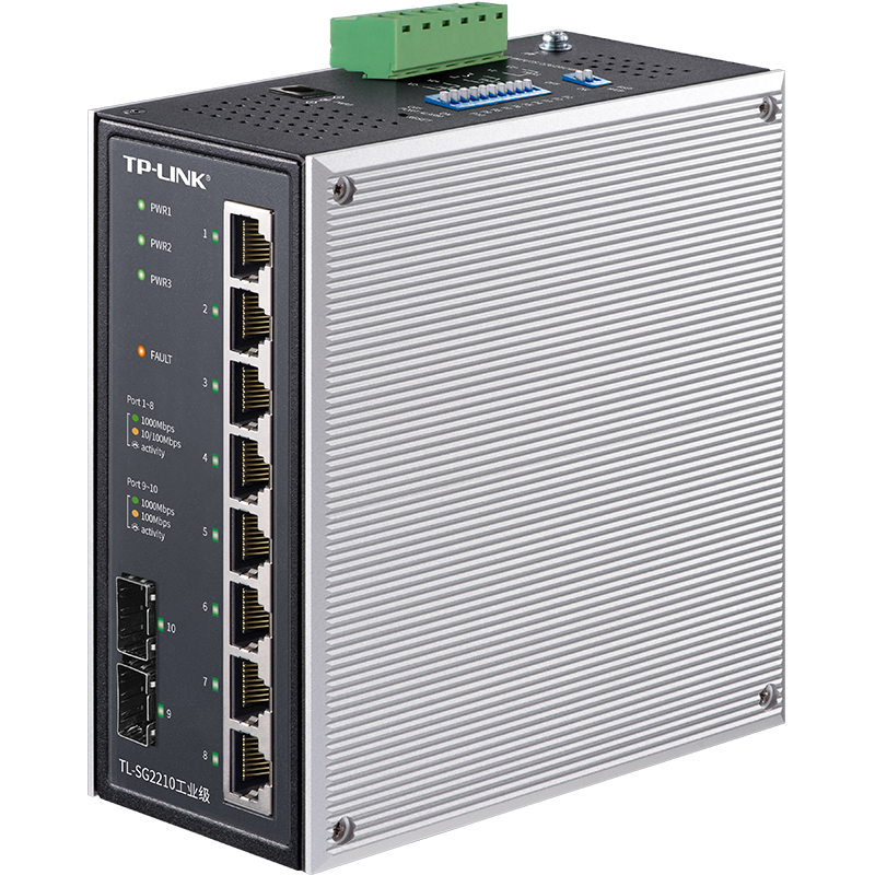 TP-LINK 10-Port Gigabit Cloud Managed Industrial Enterprise Switch TL-SG2210 Industrial 8-Port Gigabit PoE TP Switch