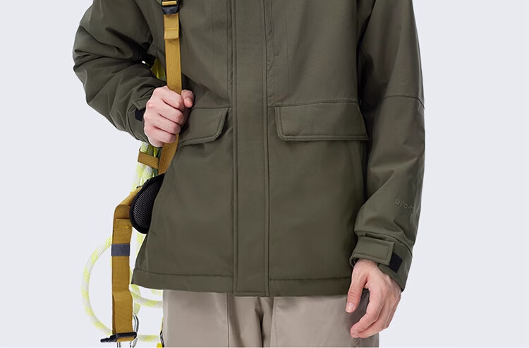 CAMEL Insulated Softshell Jacket Unisex Windproof Waterproof Cotton-Padded Mountaineering Coat A24CF04677 1