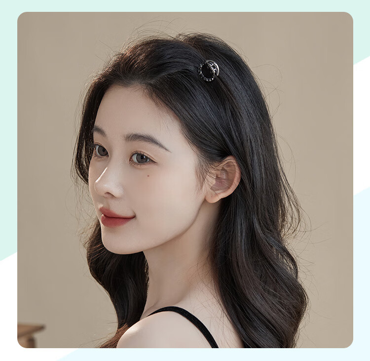 CHIMERA Korean-Style Small Hair Claw, Hair Accessory, Hollow Rhinestone Hair Clip, Bangs Side Clip, Hair Claw, Birthday Gift for Wome 5