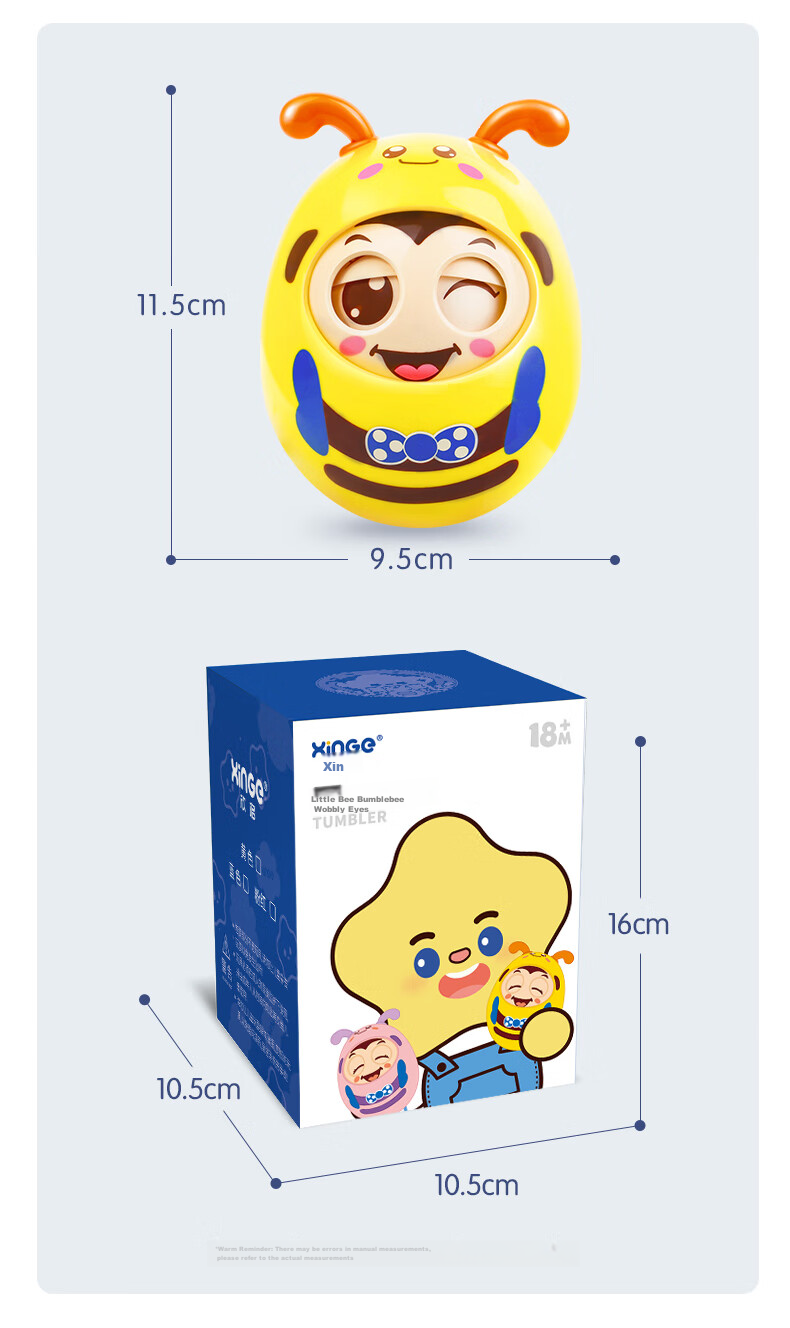 Xinge Baby Rattle Toy, Chewable, for 0-6 Months Infants And Toddlers, 0-1 Year Old Baby Soothing Early Education, Grasping Training Hand Rattle Toy, Chinese Style Teether Rattle, National Trend Rattle Lu 11
