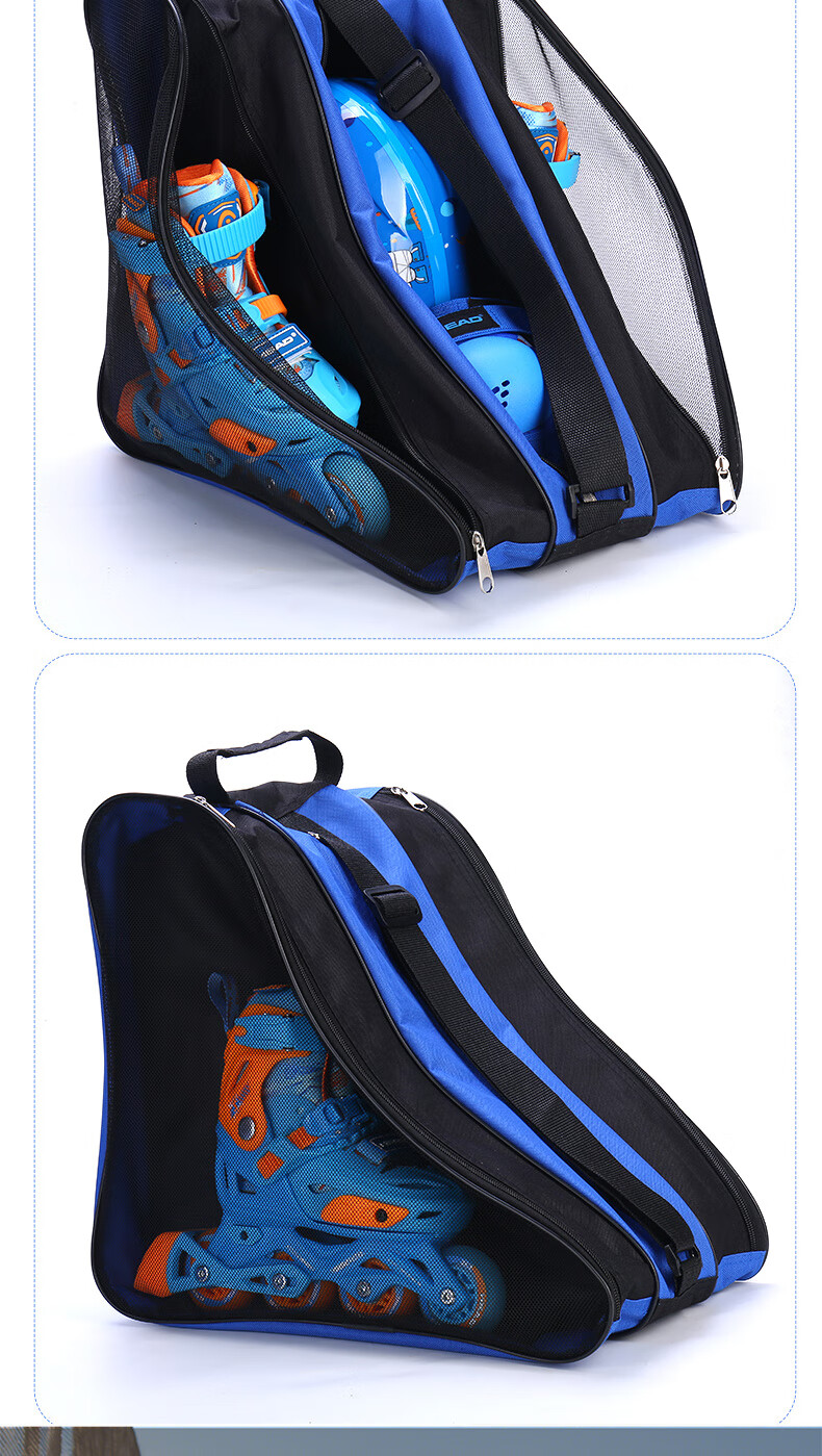 HEAD Roller Skating Bag Storage Backpack for Inline Skates, Roller Skates, Helmet And Protective Gear, Dedicated Single-Shoulder Bag HES22 Pink 9