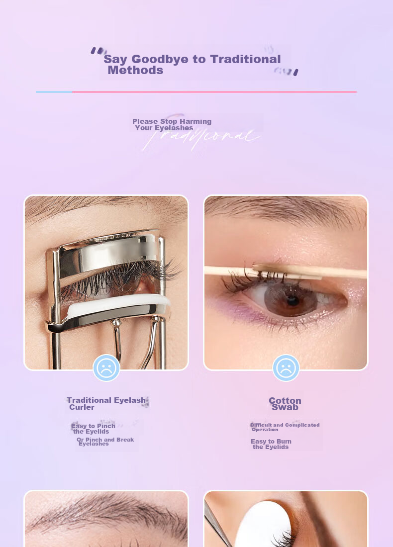 CENCI Electric Eyelash Curler, Fourth Generation, Heated Eyelash Curling Tool, Long-Lasting Shaping, Rechargeable Gift for Wome 7