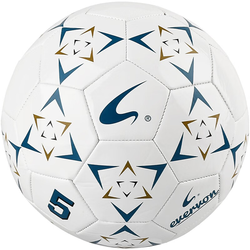 EVERVON Soccer Ball for Children And Adults Training Standard, Durable Machine-Stitched Football, Size 5 TPU Soccer Ball, EFP5-885