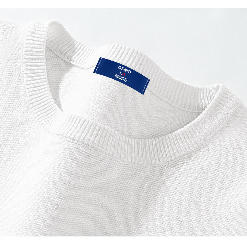 GENIOLAMODE [Endorsed by Ao Ruipeng] Men's Winter Warm Round Neck Base Layer Knit Sweater Khaki L 16