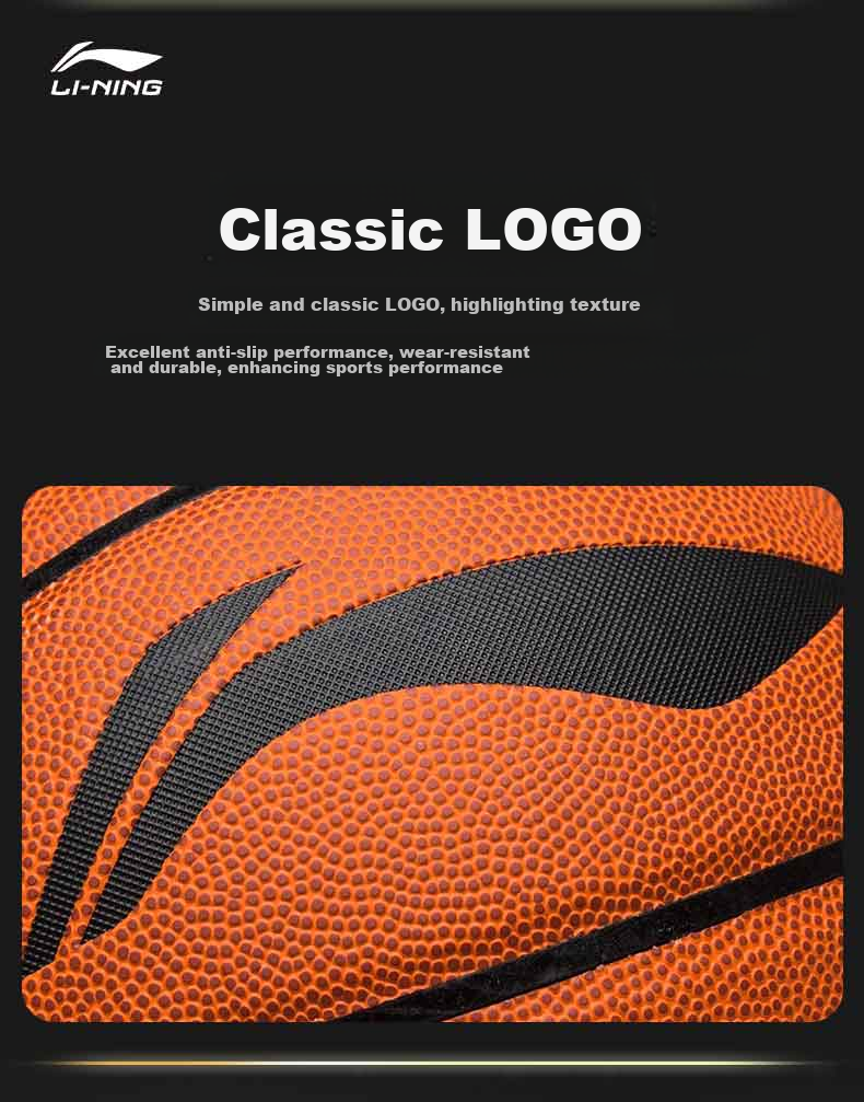 Li-Ning CBA Professional League Indoor And Outdoor Training Competition Size 6 Basketball, Women's Basketball LBQK576-1 10