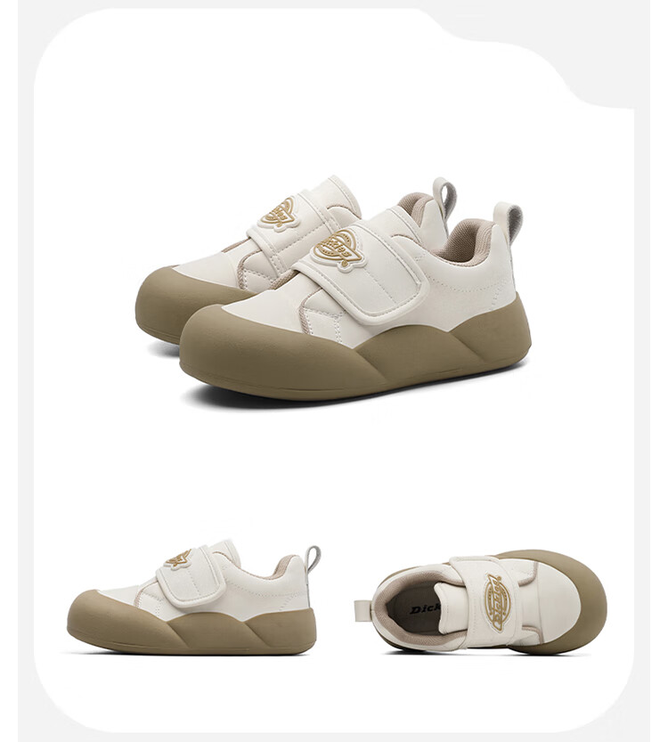 Dickies Children's Shoes Spring And Autumn Travel Shoes, Girls' Running Shoes, Student Casual Shoes, Kids' Sneakers, Soft-Soled Lightweight Trendy Shoes 12
