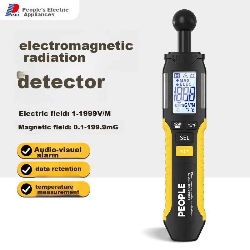 Renmin Electromagnetic Radiation Detector Professional Electromagnetic Wave Measurement Device for Home Appliances, Computers, Mobile Phones, And High-Voltage Lines High-Frequency Monitoring Instrument