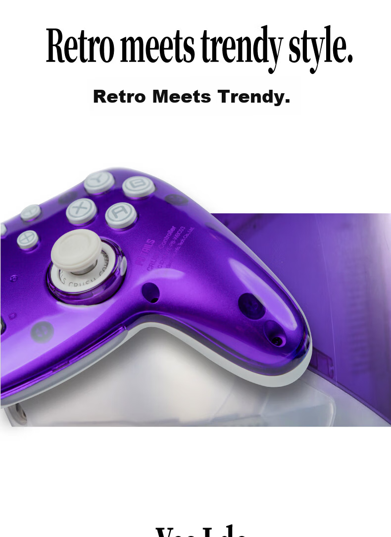 PB TAILS Crush Handle, Transparent 5-Color Magnetic Case Magcase, Suitable for Crush Series Handles, Secret Sauce Berry Purple Color Scheme 10