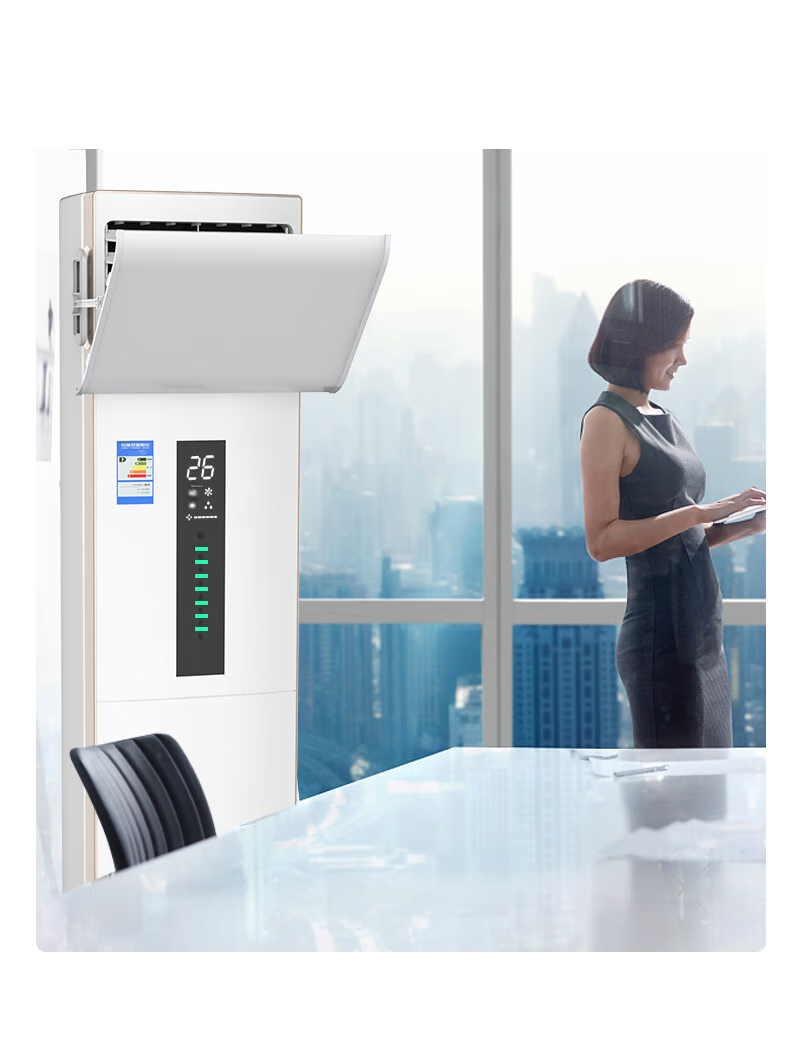 XIAOHUANGHOU Floor-Standing Cabinet Air Conditioner Wind Deflector, Anti-Direct Blowing, No Drilling Required, Adjustable Multi-Angle, 20*70CM 13