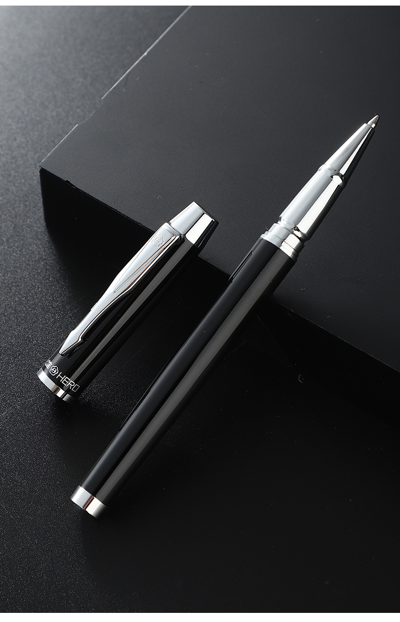 HERO Ballpoint Pen, Stylish Stationery for Men And Women, Business Office Personalized Signature Pen, 7006 Black 8