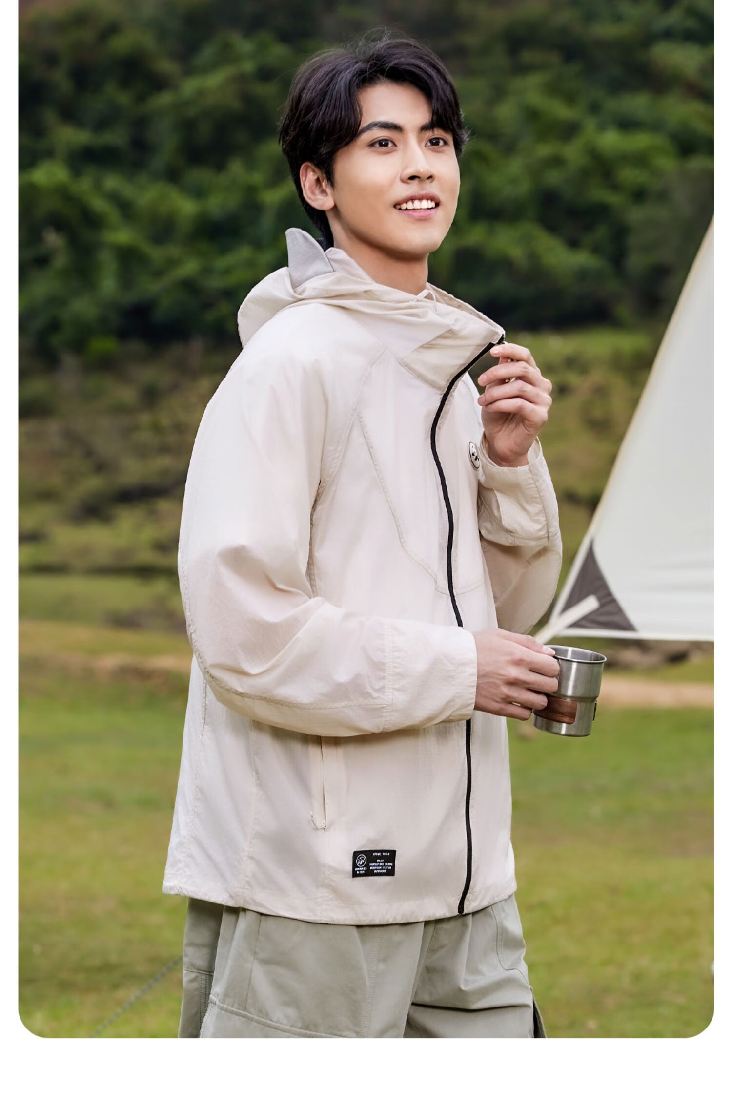 CAMEL Sun Protection Clothing, Cool And Breathable, UPF100+ UV Protection, Sunscreen Garment [Panda Co-Branded Edition] 8022 3XL 17