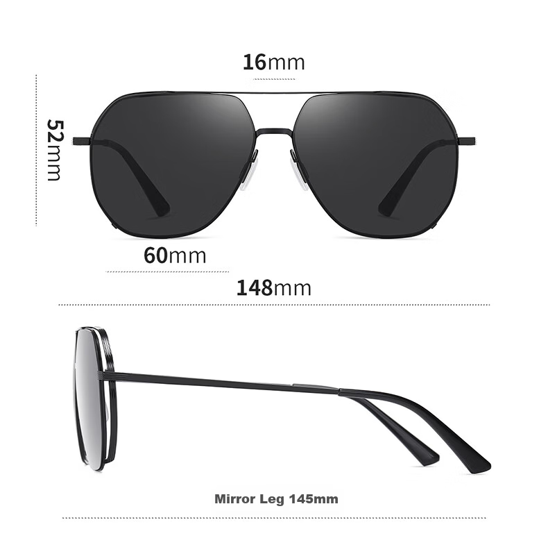 HLA Father's Day Gift Polarized Sunglasses, Fashionable Sunglasses for Men, Practical Birthday Gift Box Set for Dad 15