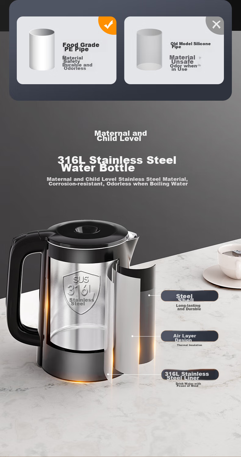 TRULIVA Tea Bar Machine, Home Water Dispenser, Multifunctional Office Standing Bottom-Loading Water Bottle, Fully Automatic Tea Bar Cabinet Integrated High-End Living Room Cooling And Heating Dual-Purpose 2026 New Model 6