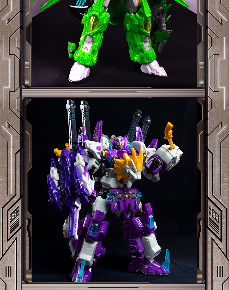 DISON Transforming Alliance 5 Beast Wars Chronicles Shockwave Triple Changer Transforming Toy Car, Transformers Boys' Birthday Gift 5