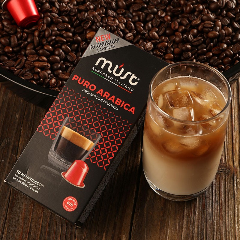 LOOCI意大利进口100%阿拉比卡胶囊咖啡十颗装50G适用Nespresso胶囊机