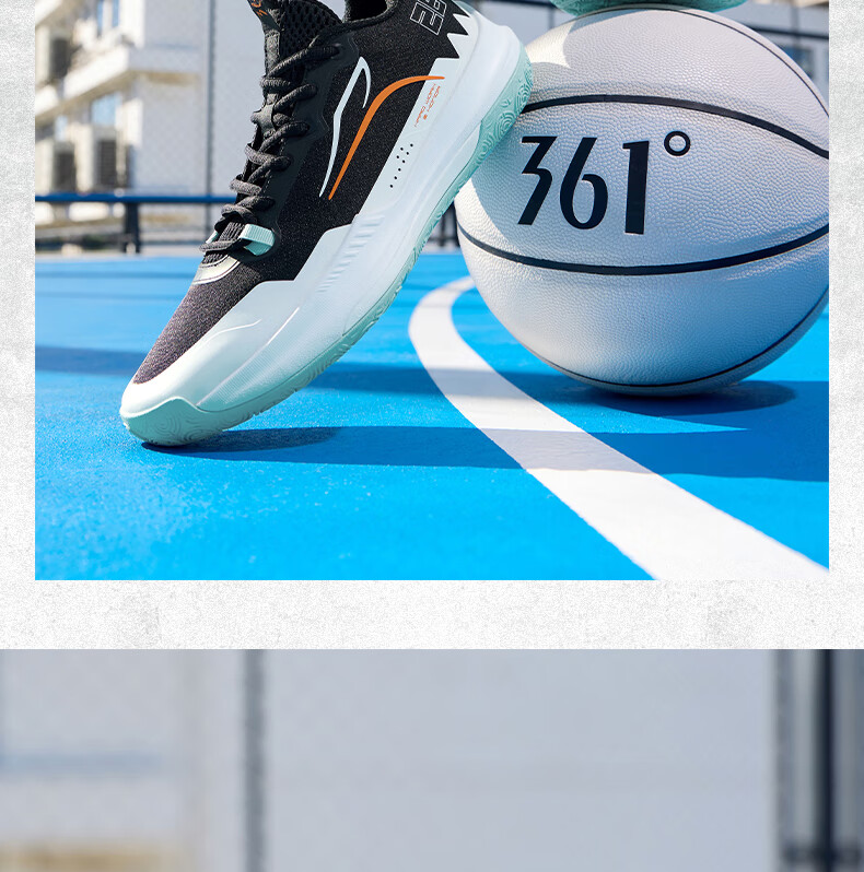 361° Basketball Shoes for Men, DVDTeam Dingweidi Spring And Summer Youth Breathable Professional Sports Shoes 672421113-1 Size 41 41