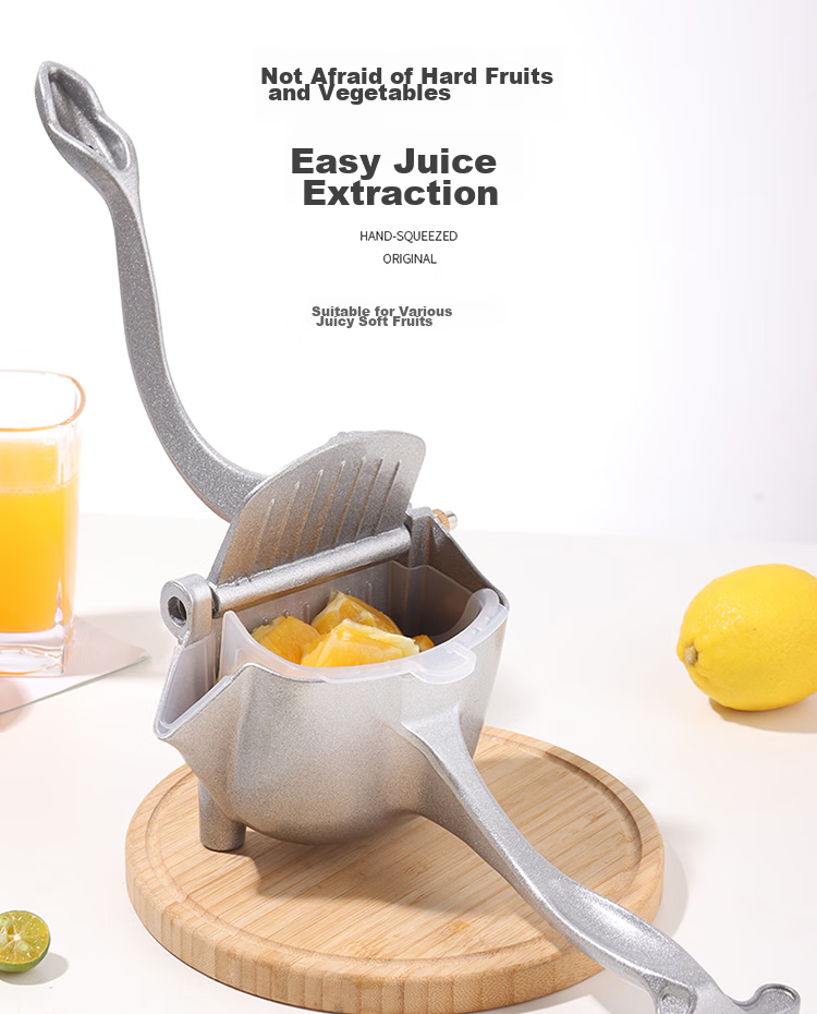 BJ Pomegranate Juicer Manual Squeezer Heavy-Duty Orange Juicer Hand-Pressed Lemon Detachable Fruit Press 4