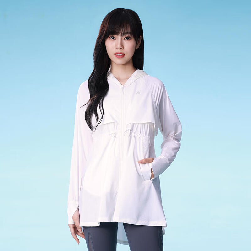CAMEL [Camellia] Outdoor Sun Protection Clothing for Women, New Summer Style, UV-Resistant, Waist-Cinching Sun Protection Garment
