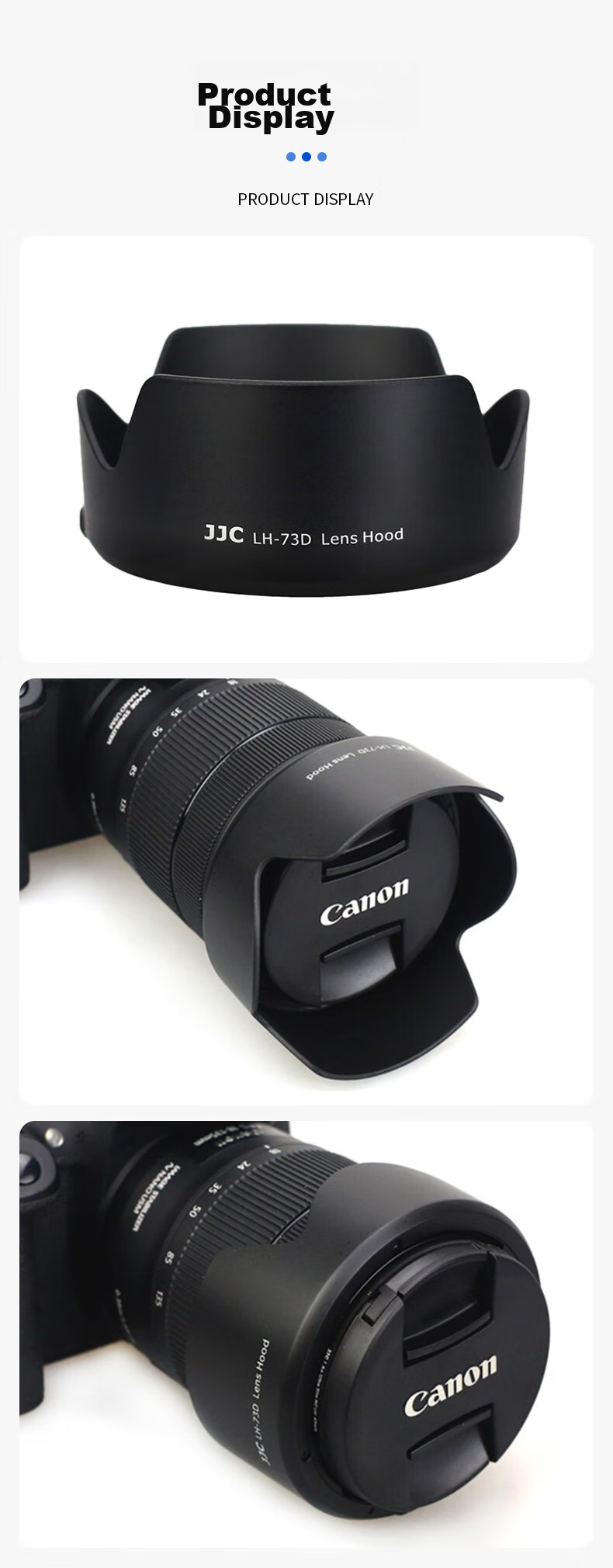 JJC Lens Hood for Canon RF 24-105 IS STM, 67mm Lens, Compatible with RF 28-70 IS STM And EF-S 18-135 IS USM Lenses 7