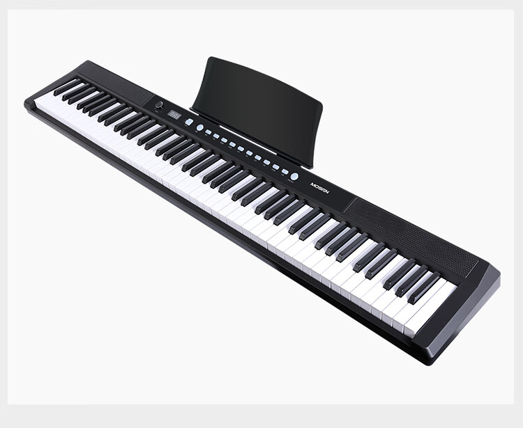 MOSEN MS-100M Digital Piano, Youth Series, 88 Weighted Keys, Electronic Digital Piano, Wood Grain Color 25