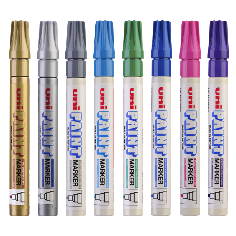 Uni Mitsubishi PX-20 Medium-Sized Paint Pen (Light Blue) 2.2-2.8mm (Single Pack) (Suitable for Car Touch-Up Painting)