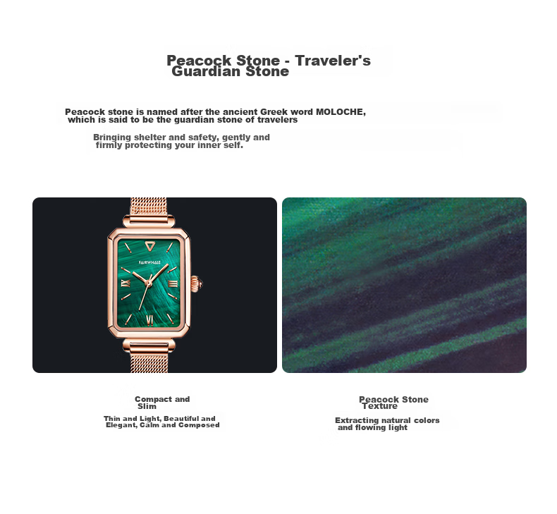 Mark Fairwhale [Birthday Gift] Little Golden House Women's Watch CK Collaboration Luxury National Brand Wristwatch for Girls 3870 4