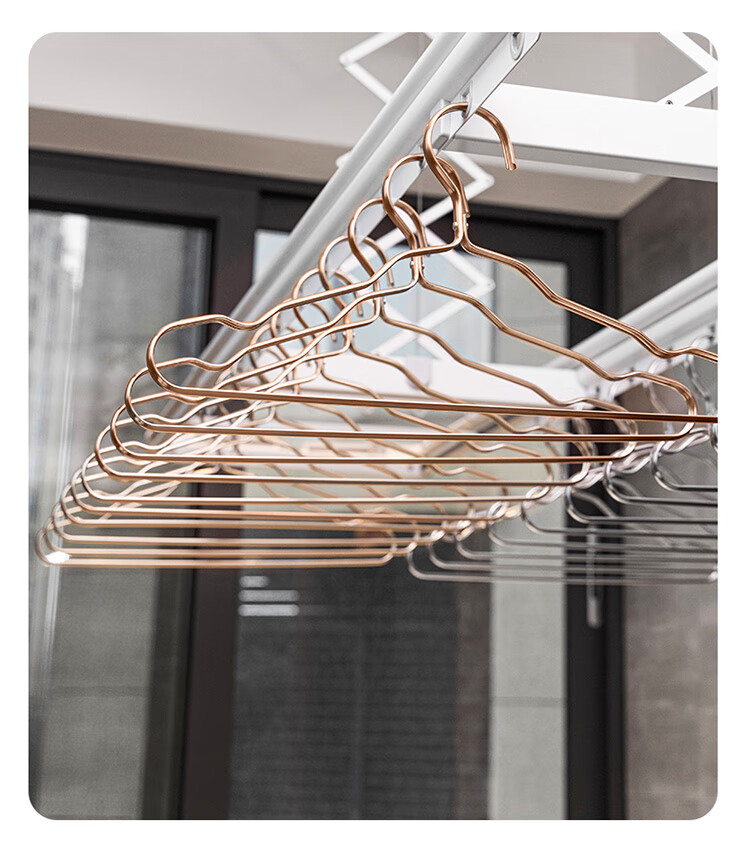 JEKO&JEKO, 20 Thick Stainless Steel Hangers for Home Use, Solid Thickened Clothes Hangers, Wardrobe Hangers 14