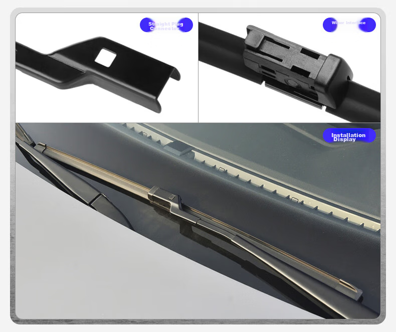 Paisu Audi A6L Windshield Wipers, Original Factory Boneless Wiper Blades, Rubber Strips for 2019-2026 Models, 2020 And 2021 Models, 25+202 Pairs 2