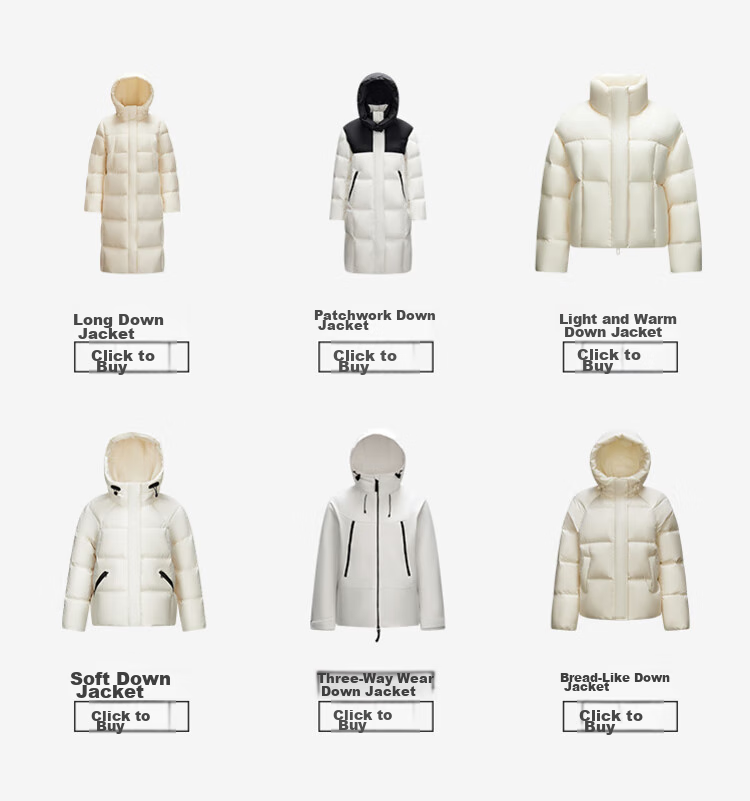 Semir Chen Duling Style Women's 90% Down Long Three-Proof Winter Loose Hooded Coat Simple 109724113001 2