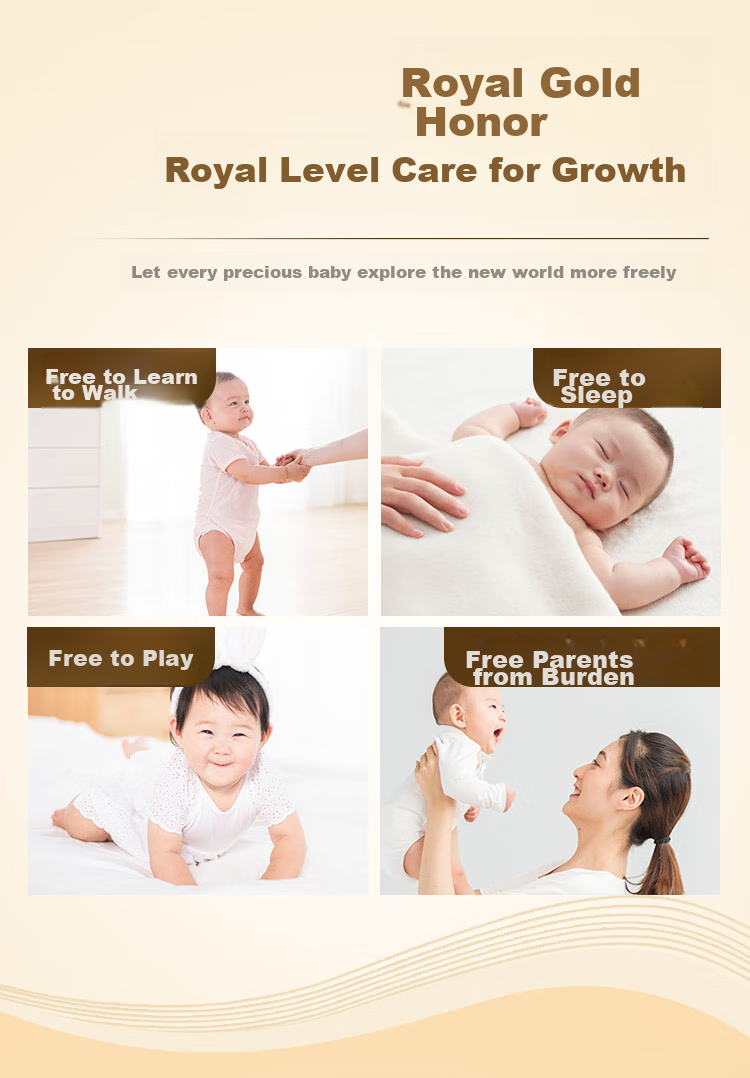 GOO.N [Brand Direct Supply] Light Feather Gold-Embroidered Diapers L36 Pieces (9-14kg), Baby Diapers, Feather-Like Breathable 3