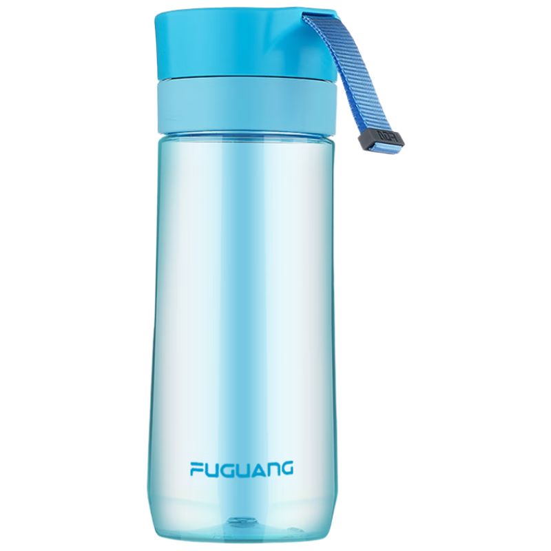 Fuguang Outdoor Travel Sports Water Bottle for Men And Women, Plastic Tea Cup, Portable Student Mug, Shatterproof Tea Infuser, 500ml