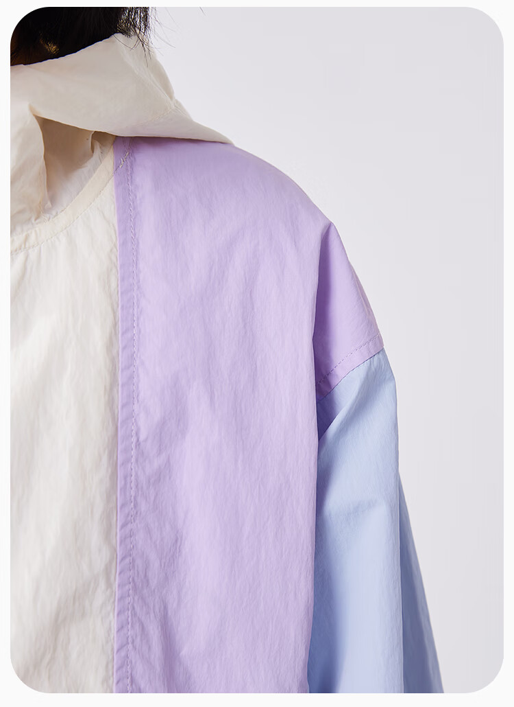 QQ DUCK Children's Clothing Girls' Sun Protection Jacket Kids' Summer Thin Coat Sunshade Youth Clothing Three Colors Off-White; 130 29