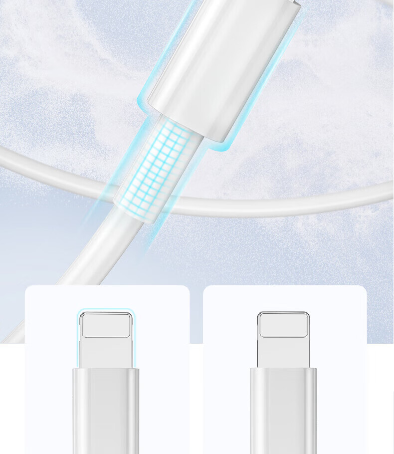 Topvork [2-Pack | Flagship Model 1.5m] Compatible with Apple Data Cable for IPhone14/13/12ProMax/11/Xs/XR/8 Phones And IPad USB Charging Cable 2