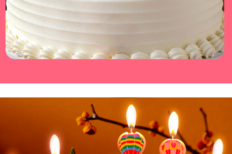 Yanyi Birthday Candles Party Cake Decoration Scene Setup Kids Cartoon Creative Colorful Insert Card Set 13