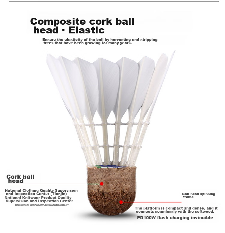 YONEX AS03 Badminton Shuttlecocks, Stable And Durable Duck Feather Shuttles, Speed 2, Pack of 12 13